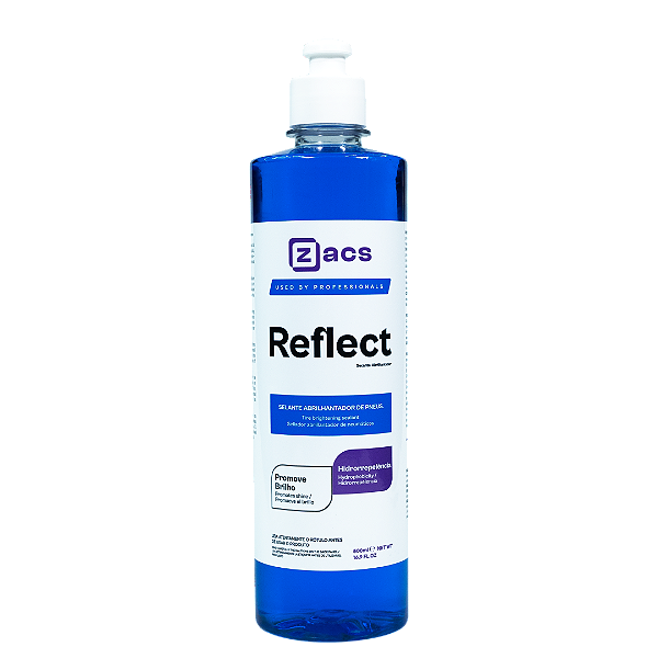 REFLECT Selante para Pneus brilho e hidrorrepelência 500ml Zacs By Vonixx