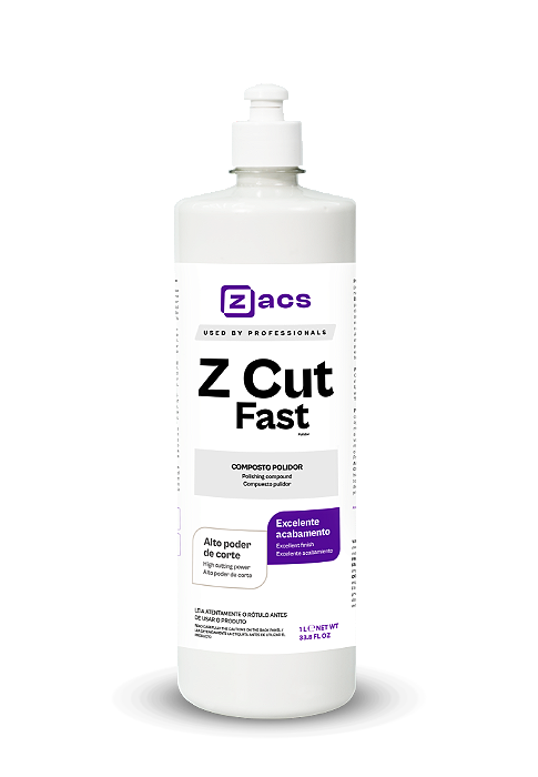 Z CUT Fast Composto Polidor de Corte Base d’água 1L Zacs by Vonixx