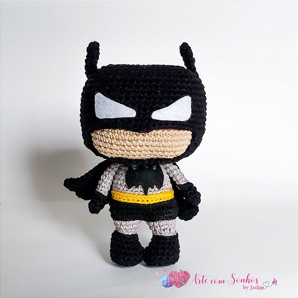 Boneco Batman Amigurumi fuko