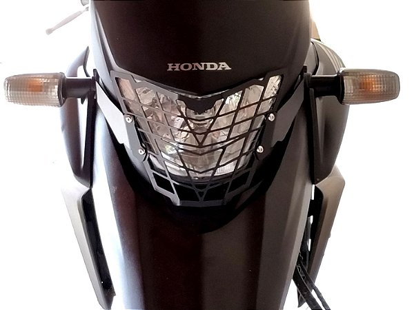 Protetor De Farol Grade Honda Xre300 Xre 300 Aço Proteção 2018 2017 2016 2015 2014 2013 2012 2011 2010 2009