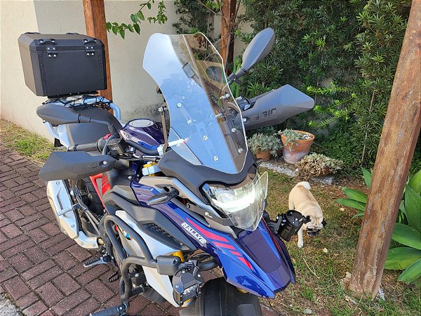 Bolha Cristal + Suporte GPS + Reforço Bolha BMW G310GS 2024 2023 2022 2021 2020 2019 2018