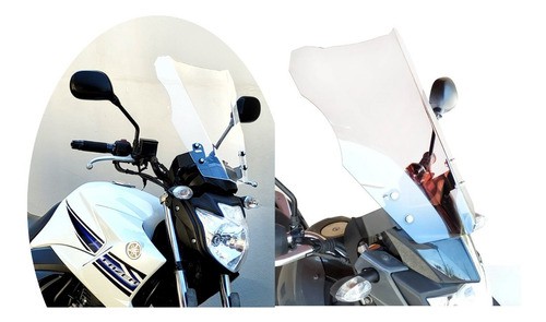 Bolha transparente para FAZER 250 FZ25 2026 2025 24 23 22 21 20 19 18 17 16 15 14 13 Cristal