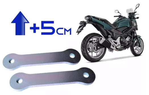 Alongador 5cm Suspensão Traseira Honda NC700 NC750 Todos anos e modelos