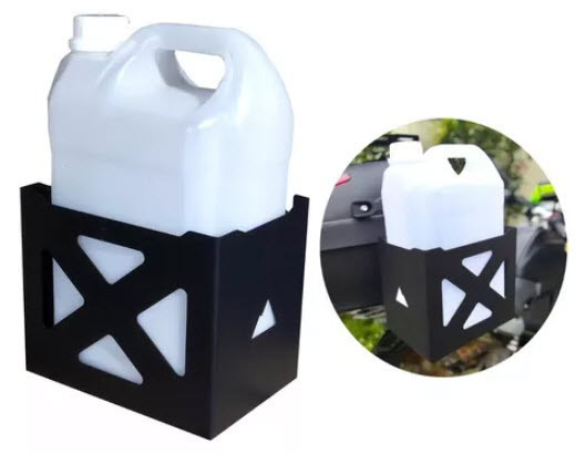 Galão Extra 5L com suporte - gasolina combustível Moto Carro utv viagem