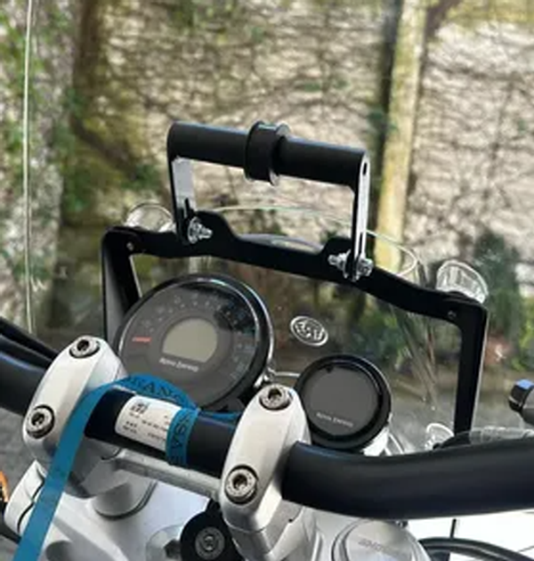 Suporte tubular GPS celular para Super Meteor 650