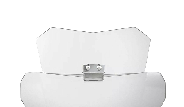 Defletor cristal para bolhas ATACAMA - Lander 250 Crosser 150 FZ25 XRE300 XRE190 Bros CG160 FZ15 Fazer 250