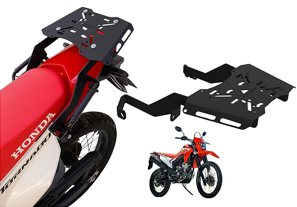 Suporte para baú superior – XR300L TORNADO 300 2024 2025 bagageiro churrasqueira