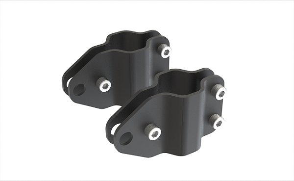 Par abraçadeira para pedaleira de descanso de protetor de motor/carenagem