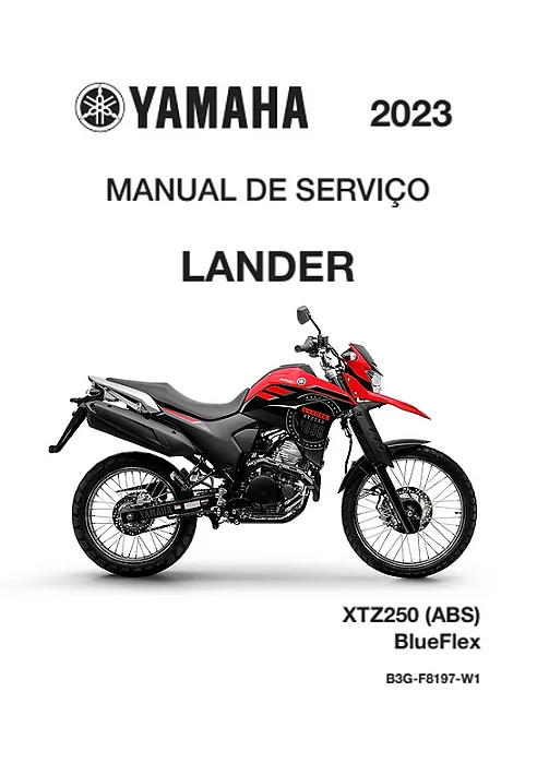 Manual de serviço manutenção (livro digital) da Lander 250 2024 2023 2022 2021 2020 2019