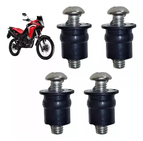 Bucha Reforçada + Parafusos Parabrisa Bolha Honda SAHARA 300 2024 2025