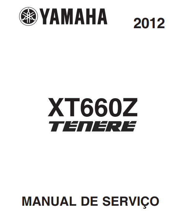 Manual de serviço manutenção (livro digital) Yamaha Tenere xt660z 660