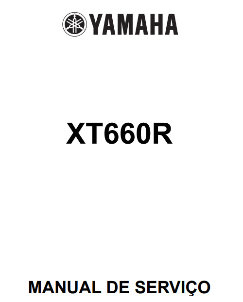 Manual de serviço manutenção (livro digital) Yamaha XT660R xt660