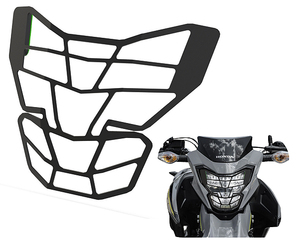 Protetor Grade de Farol Tornado 300 Xre190 2025 Bros 160 Cg160  XR300L 2025 2026