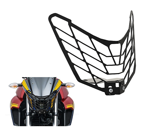 Protetor de farol grade Nova FZ25 2022 2023 2024 2025 2026