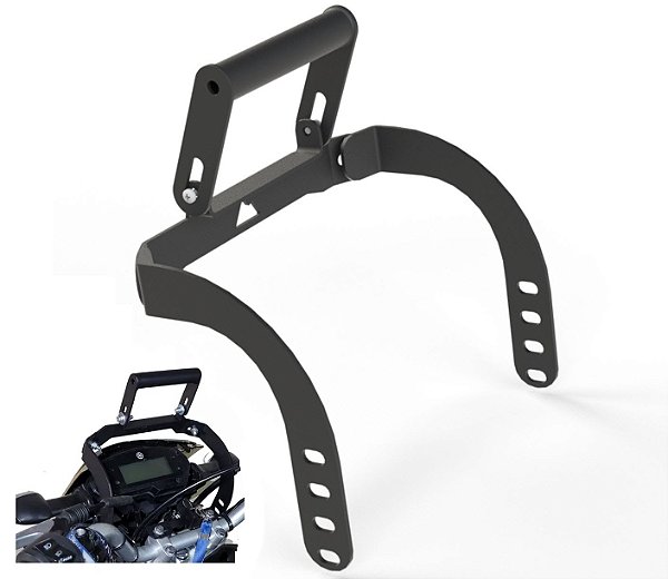 Suporte Tubular Celular GPS Bros 160 2025 Crosser 150 2026 FZ15 FZ25 Fazer 250 Lander 250