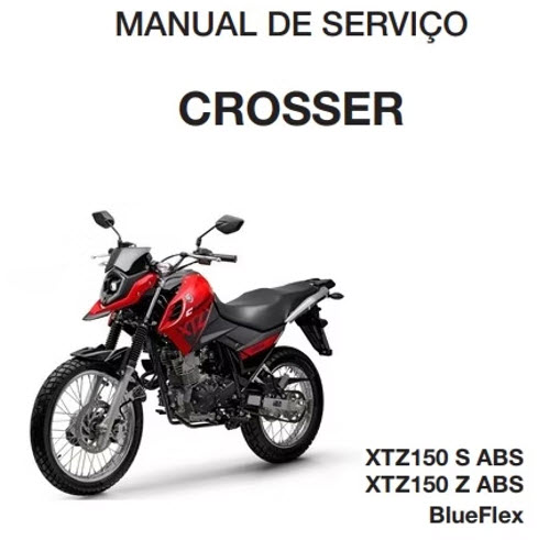 Manual de serviço manutenção (livro digital) Yamaha Crosser 2023 2022 2021 2020 150 xtz150