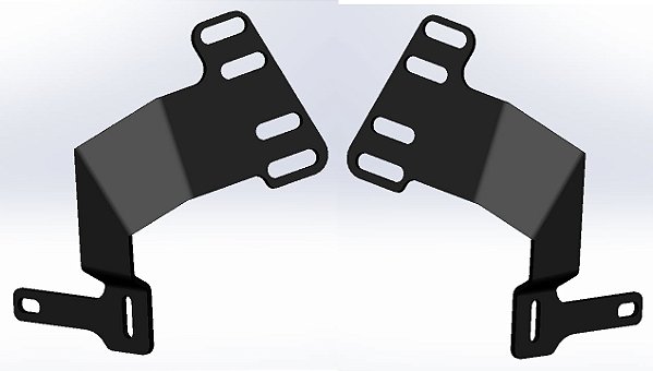 suporte bolha XRE300 nova COM PARAFUSOS e SEM LENTE