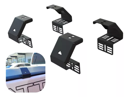 4x Suporte Para Rack de Caçamba Camionete Pick Up Universal Barraca de teto