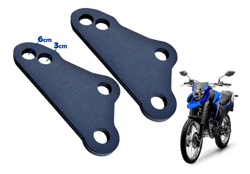 Kit Rebaixador 3cm 6cm Tenere 250 Xtz Lander Rebaixe Dog Bone link
