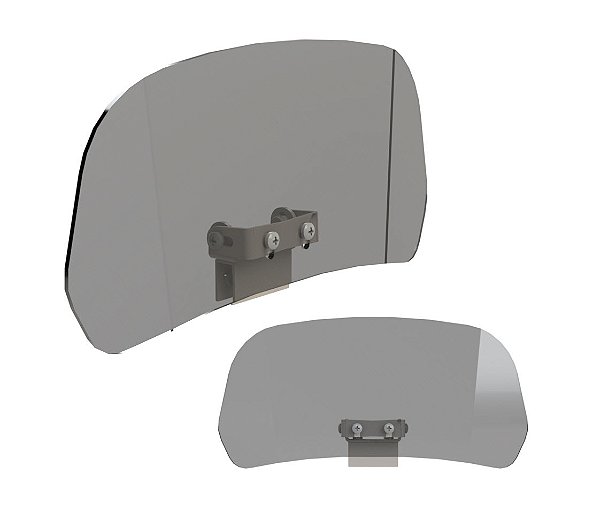 Defletor Fumê bolha de moto - Tiger 900 V-strom 800 Himalayan Citycom Cruisym 300 africa twin defletor xmax 250