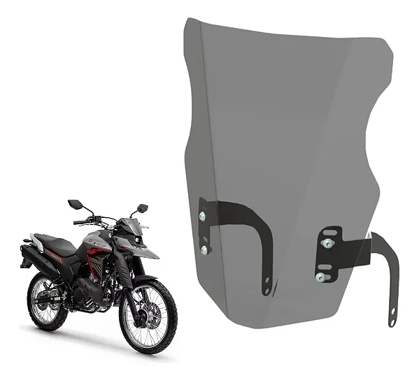 Bolha Atacama Fumê Grande Nova Lander 250 2025 2026 Parabrisa