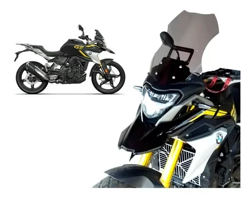 Bolha fumê G310GS + Reforço Bolha Alta Parabrisa BMW g 310 gs