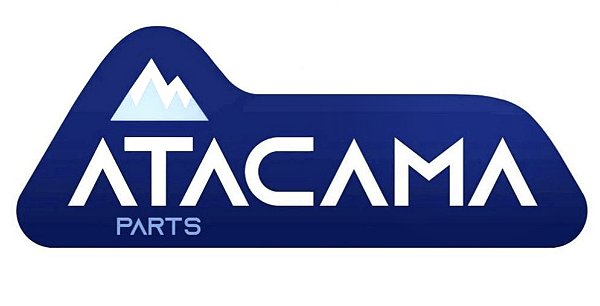 Dois Adesivos ATACAMA Parts Resinados 6cm