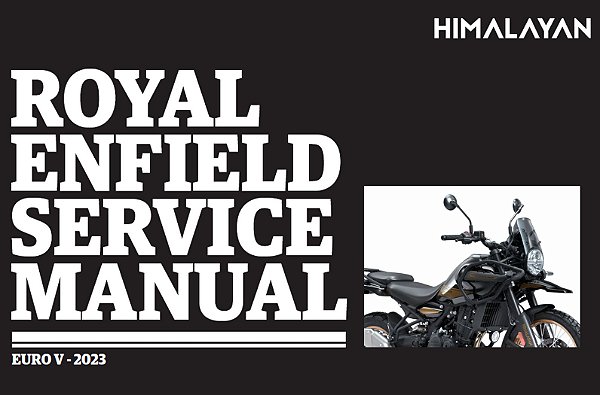 Manual em INGLÊS de serviço manutenção (livro digital) da Royal Enfield Hiamalayan 450 2024 2025 2026