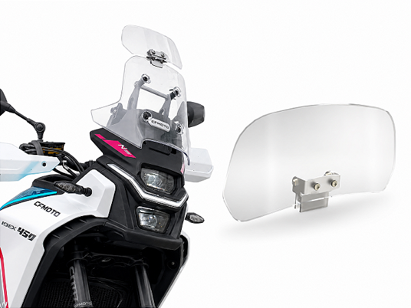 Defletor Bolha CF Moto IBEX 450 universal regulável 450MT 2026 2027