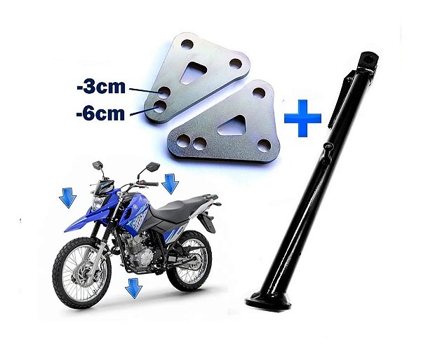 Rebaixador Crosser + Descanso Curto 150 Xtz 150 Suspensão