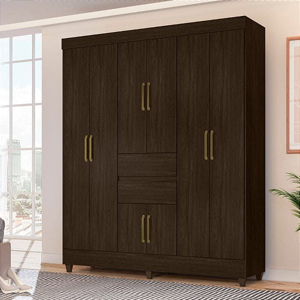 DORM. GUARDA ROUPA MUNIQUE EBANO