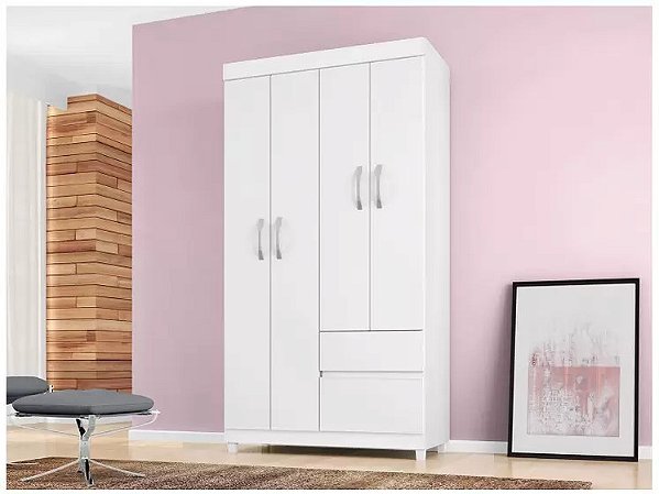 DORM. GUARDA ROUPA LOTUS BRANCO