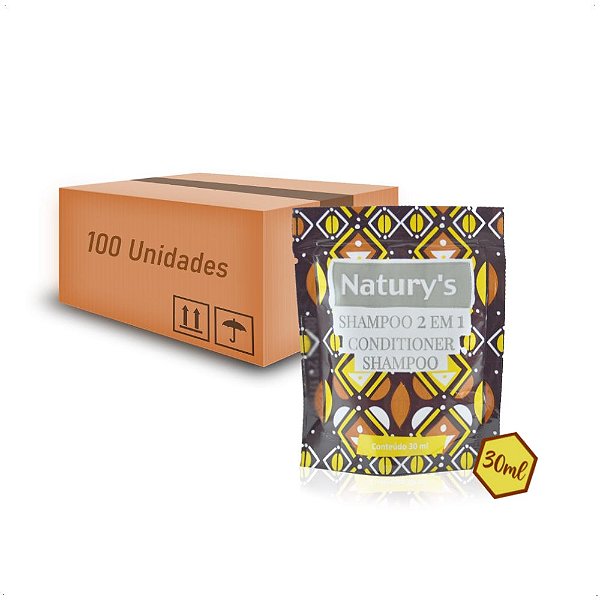 100 Shampoo 2 em1 Floral Sachê 30ml Hotel Motel Pousada SPA