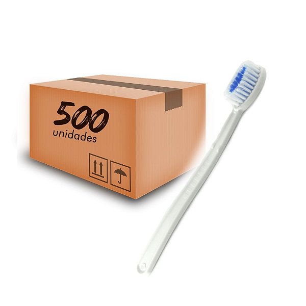 500 Escova Dente Premium Embalada Individual Hotel Motel