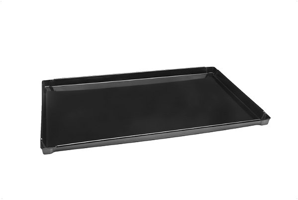 Bandeja Escorredor 16 Pratos Coletora De Água Mak Inox Preta
