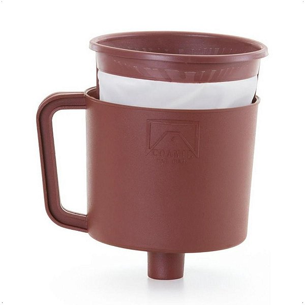 Filtro Coador de Café Reutilizável Nylon com Suporte Chá