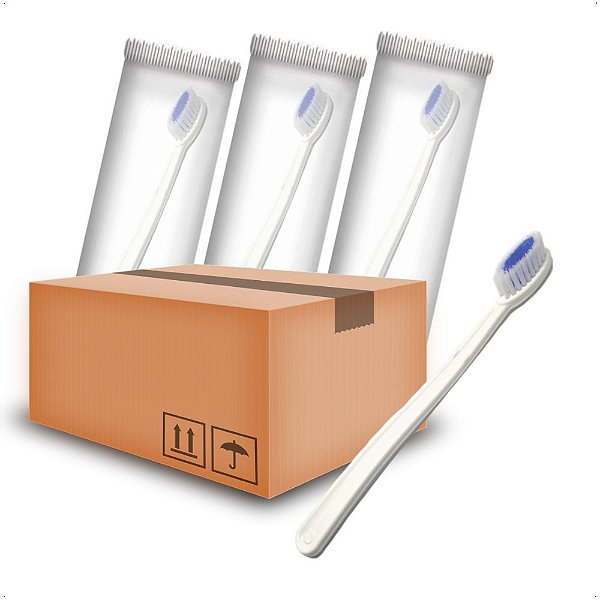 50 Escova de Dental Cerdas Macias Firme Hotel Motel Pet SPA