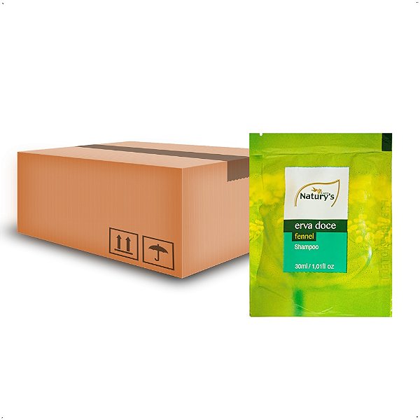 100 Shampoo Erva Doce Sachê 30ml Hotel Motel Pousada