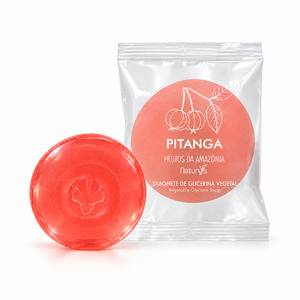 Kit 50 Sabonete Glicerina Pitanga 20g Redondo Hotel Motel