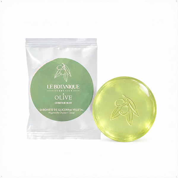 Kit 50 Sabonete Glicerina Olive 20g Redondo Hotel Motel SPA