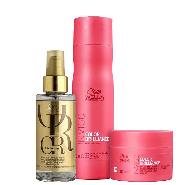 Kit Invigo Color Brilliance Sh + Masc + Oil R