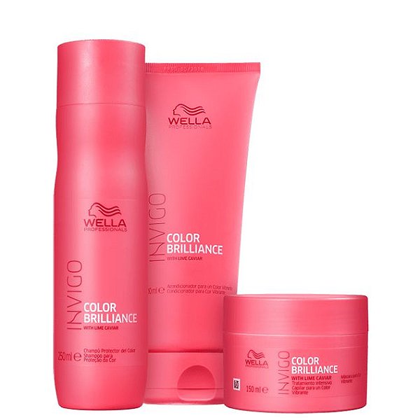 Wella Invigo Color Brilliance Kit (3 Produtos)