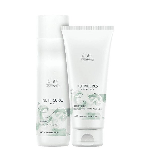 Wella Professionals Nutricurls Shampoo 250ml  e Condicionador 200ml