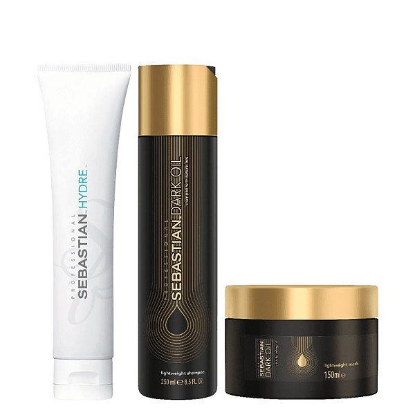 Sebastian Professional Dark Oil Shamp; Hydre (3 Produtos)