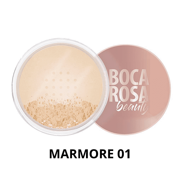 Pó solto facial Mármore 1 Boca Rosa Beauty - FA Makeup Store