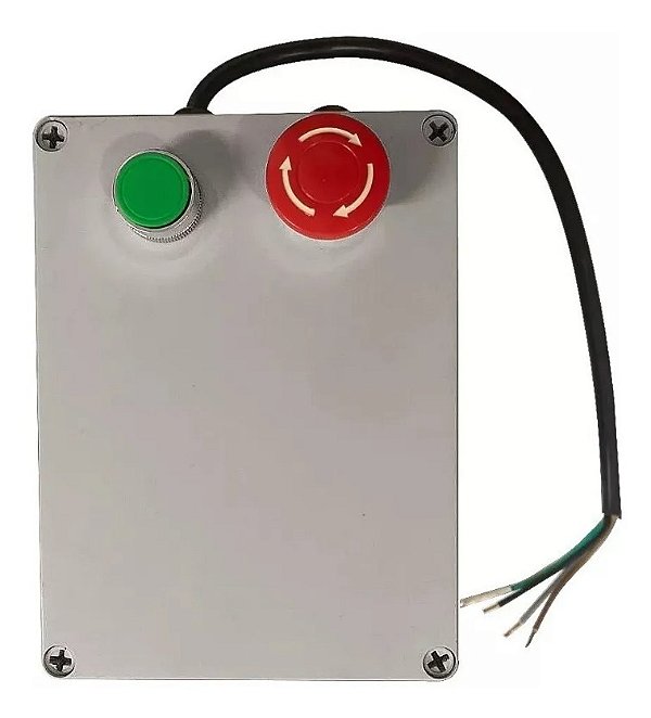 Caixa Painel De Comando Liga/desliga Para Máquinas 2cv Monofásico