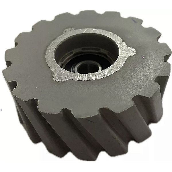 Roldana Emborrachada 25x61mm Rolamento Interno P/ Coladeiras