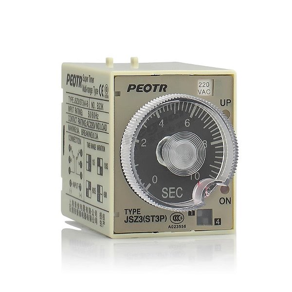 Relé Temporizador 1s-6m 220v Para Coladeira - Jsz3(st3p)a-b