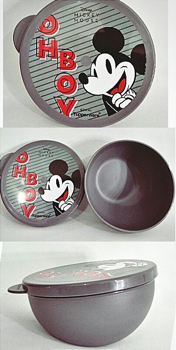 Tupperware Pote Redondo 300 ml  Mickey Retro