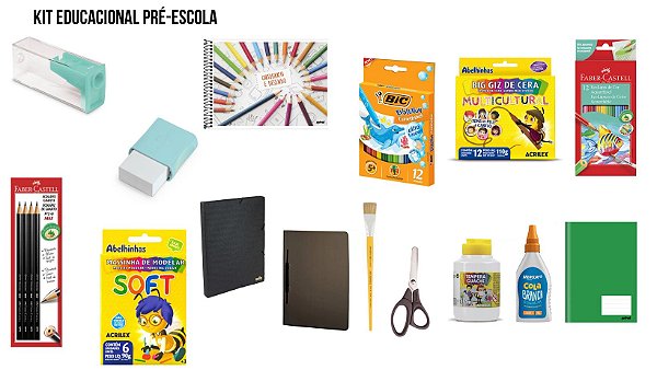 Kit Educacional com 01 mochila